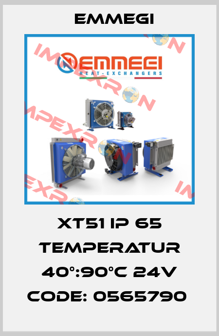 XT51 IP 65 Temperatur 40°:90°C 24V Code: 0565790  Emmegi
