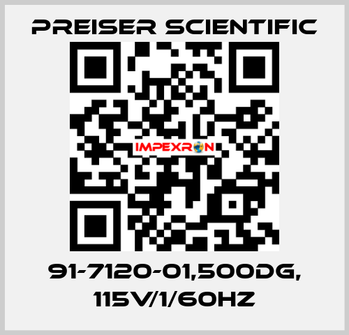 91-7120-01,500DG, 115V/1/60HZ Preiser Scientific
