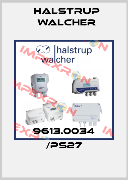 9613.0034 /PS27 Halstrup Walcher