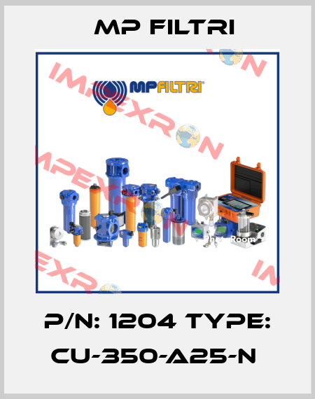 P/N: 1204 Type: CU-350-A25-N  MP Filtri