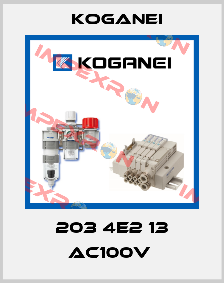 203 4E2 13 AC100V  Koganei