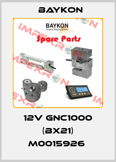 12V GNC1000 (BX21) M0015926  Baykon
