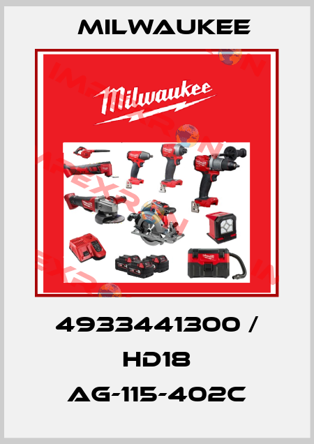 4933441300 / HD18 AG-115-402C Milwaukee