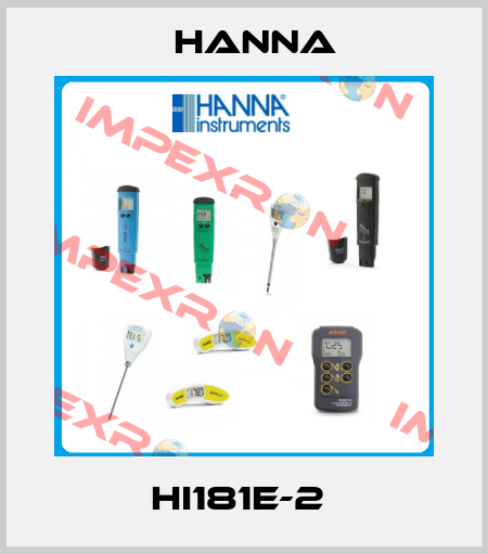 HI181E-2  Hanna