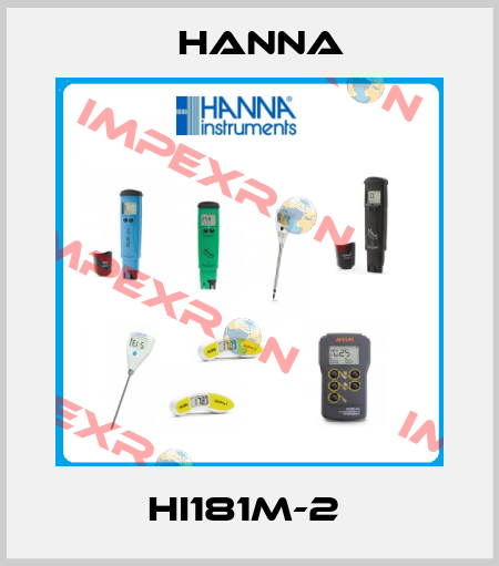 HI181M-2  Hanna