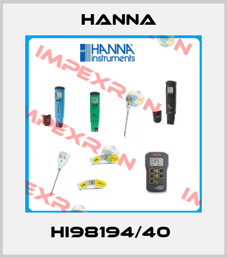 HI98194/40  Hanna