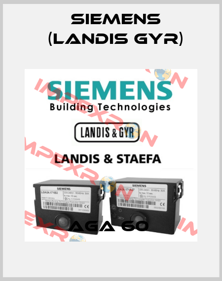 AGA 60  Siemens (Landis Gyr)