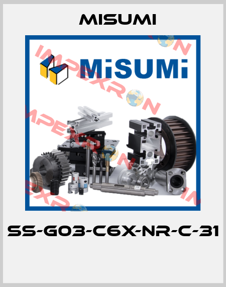 SS-G03-C6X-NR-C-31  Misumi