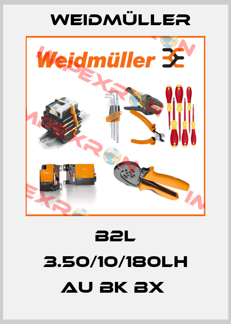 B2L 3.50/10/180LH AU BK BX  Weidmüller