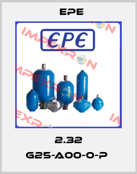 2.32 G25-A00-0-P  Epe
