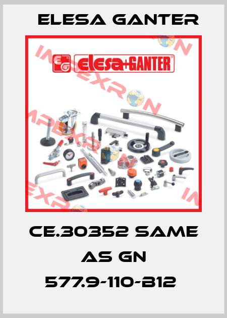 CE.30352 same as GN 577.9-110-B12  Elesa Ganter