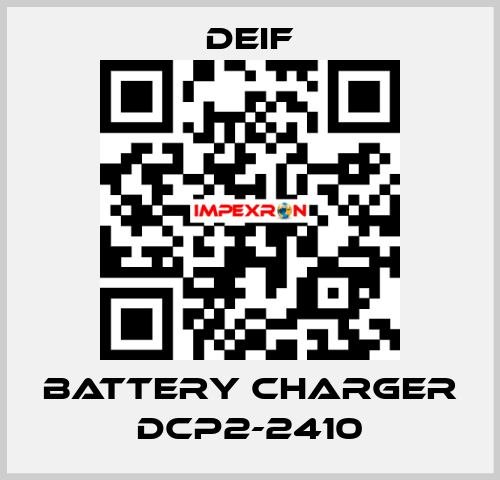BATTERY CHARGER DCP2-2410 Deif