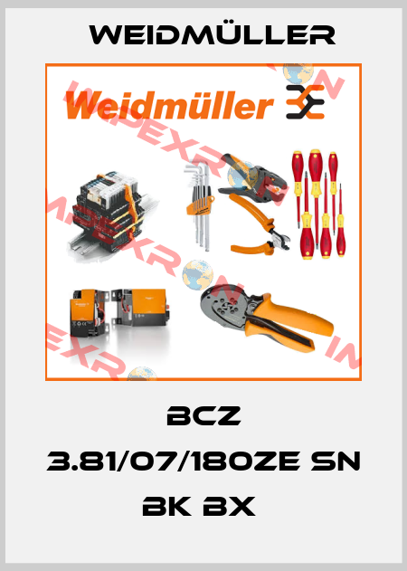 BCZ 3.81/07/180ZE SN BK BX  Weidmüller