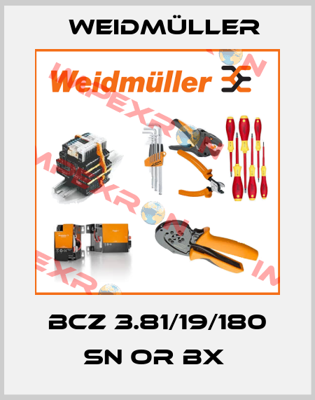 BCZ 3.81/19/180 SN OR BX  Weidmüller