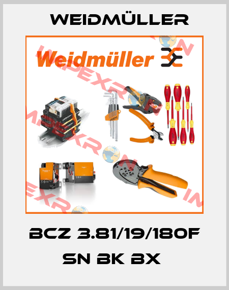 BCZ 3.81/19/180F SN BK BX  Weidmüller