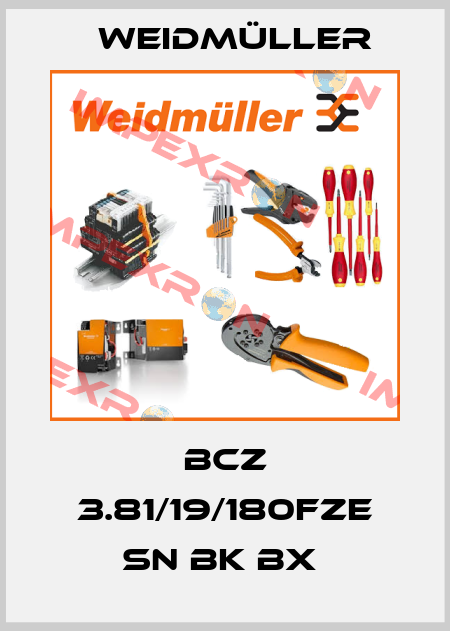BCZ 3.81/19/180FZE SN BK BX  Weidmüller