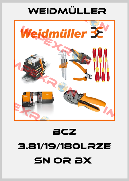 BCZ 3.81/19/180LRZE SN OR BX  Weidmüller