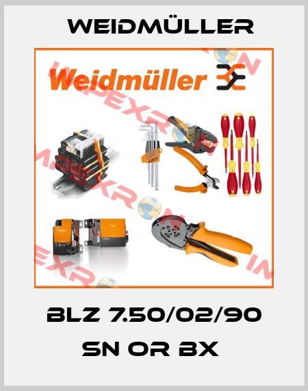 BLZ 7.50/02/90 SN OR BX  Weidmüller