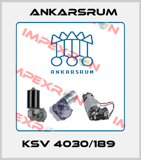 KSV 4030/189  Ankarsrum