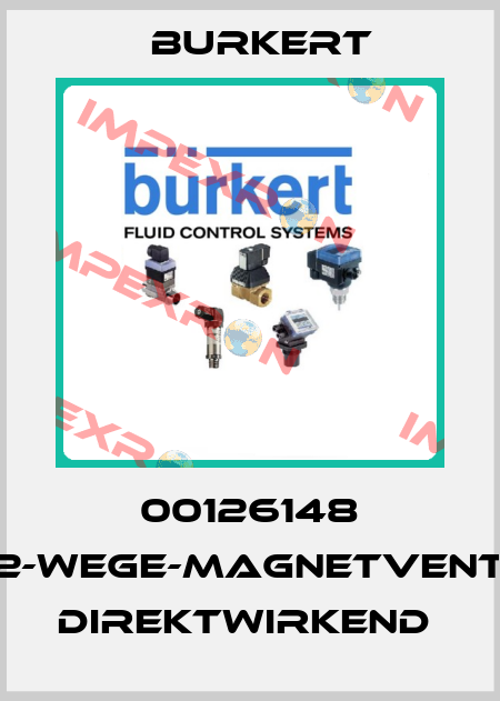 00126148 3/2-WEGE-MAGNETVENTIL, DIREKTWIRKEND  Burkert