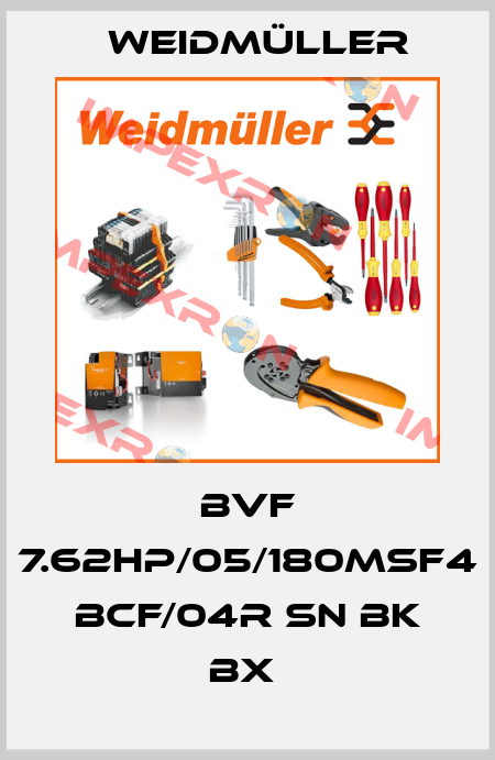 BVF 7.62HP/05/180MSF4 BCF/04R SN BK BX  Weidmüller