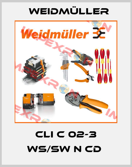 CLI C 02-3 WS/SW N CD  Weidmüller