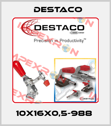 10X16X0,5-988  Destaco