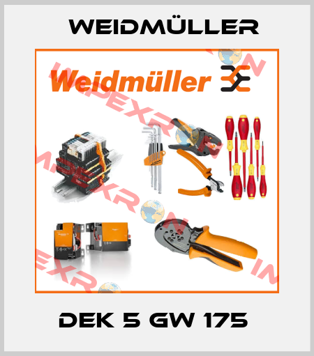 DEK 5 GW 175  Weidmüller