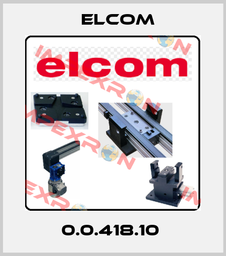 0.0.418.10  Elcom