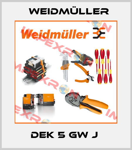 DEK 5 GW J  Weidmüller