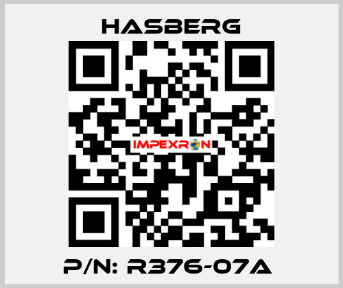 P/N: R376-07A  Hasberg