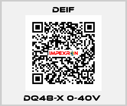 DQ48-X 0-40V  Deif