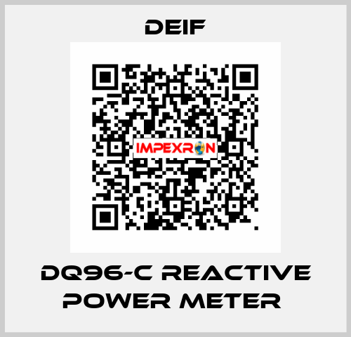 DQ96-C REACTIVE POWER METER  Deif