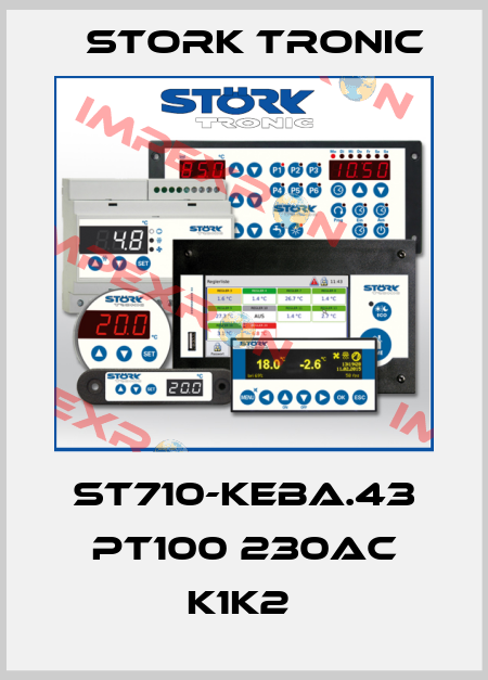 ST710-KEBA.43 PT100 230AC K1K2  Stork tronic