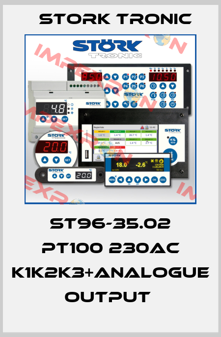 ST96-35.02 PT100 230AC K1K2K3+analogue output  Stork tronic