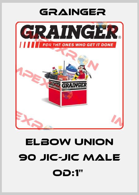 ELBOW UNION 90 JIC-JIC MALE OD:1"  Grainger