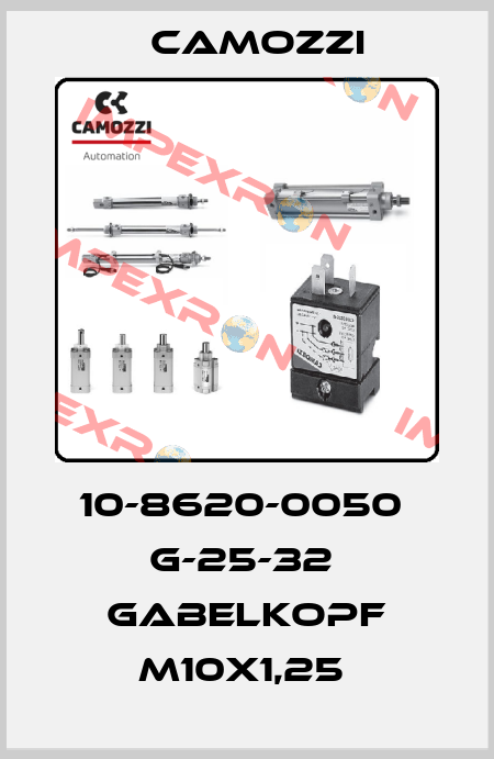 10-8620-0050  G-25-32  GABELKOPF M10X1,25  Camozzi
