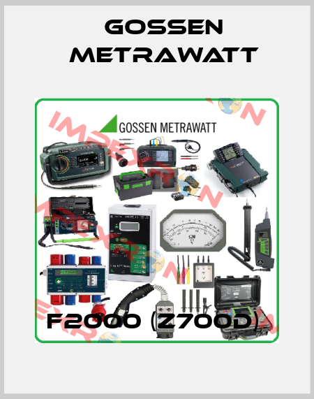 F2000 (Z700D)  Gossen Metrawatt