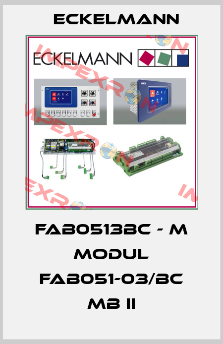 FAB0513BC - M MODUL FAB051-03/BC MB II Eckelmann