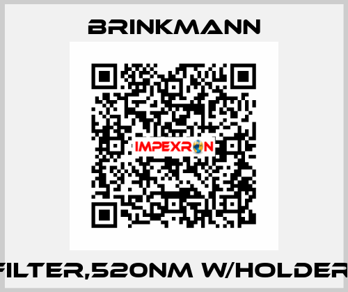 FILTER,520NM W/HOLDER  Brinkmann