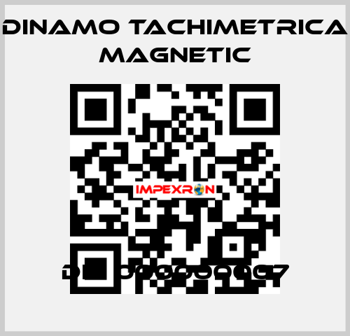 DIN 000000007 Dinamo Tachimetrica Magnetic