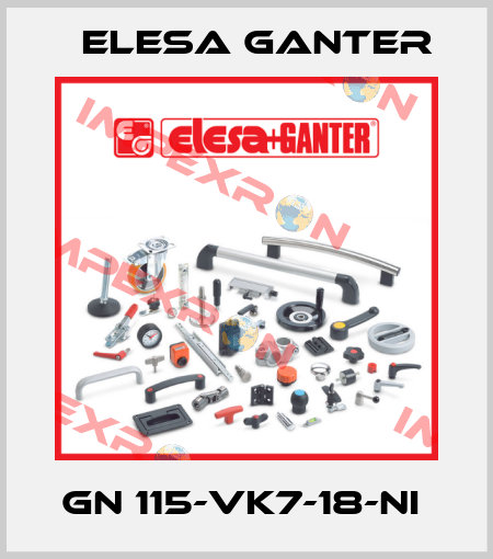 GN 115-VK7-18-NI  Elesa Ganter