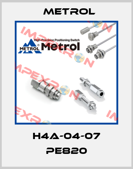 H4A-04-07 PE820 Metrol