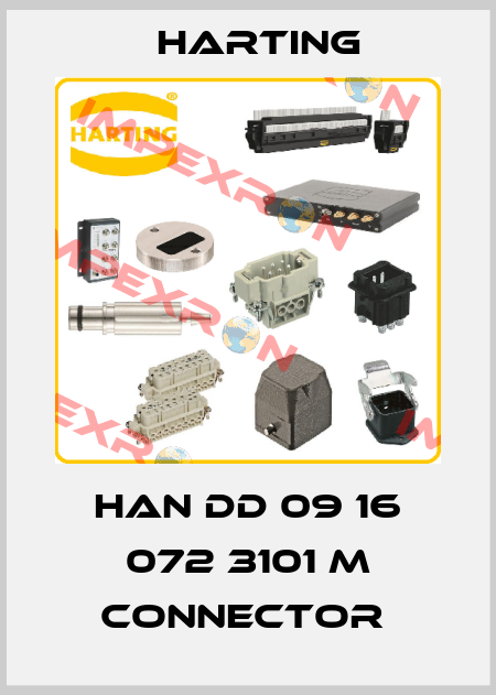 HAN DD 09 16 072 3101 M CONNECTOR  Harting