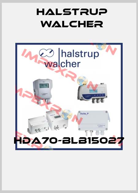 HDA70-BLB15027  Halstrup Walcher