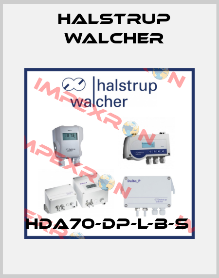 HDA70-DP-L-B-S  Halstrup Walcher