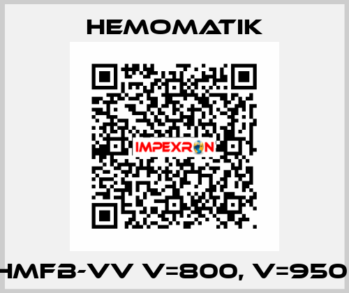 HMFB-VV V=800, V=950  Hemomatik