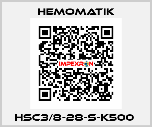 HSC3/8-28-S-K500  Hemomatik