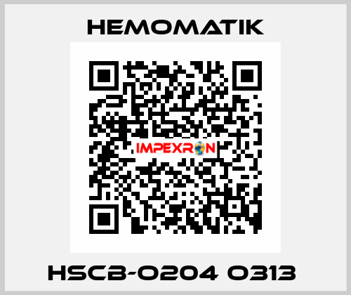 HSCB-O204 O313  Hemomatik