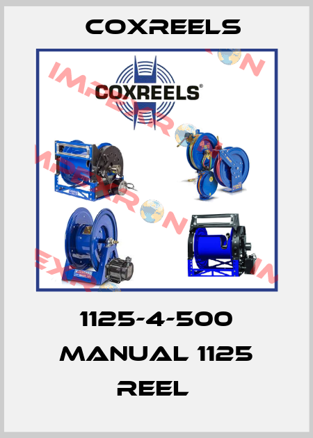 1125-4-500 MANUAL 1125 REEL  Coxreels